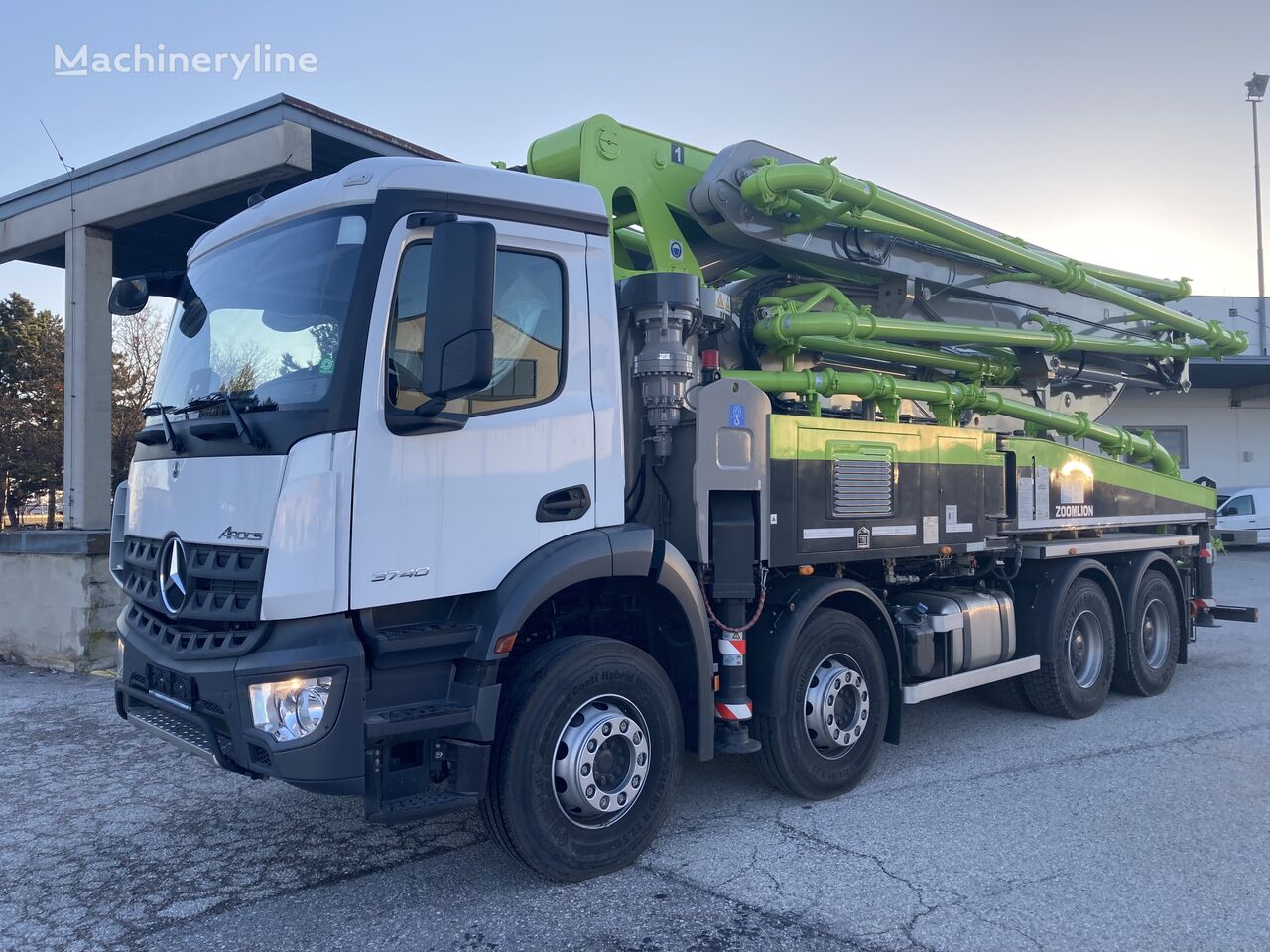 bomba de betão Zoomlion ZL 40 no chassi Mercedes-Benz Arocs 5 3240 novo