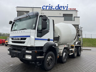 camião betoneira Stetter  no chassi IVECO 340T41 Trakker 8x4 Stetter 9 cbm