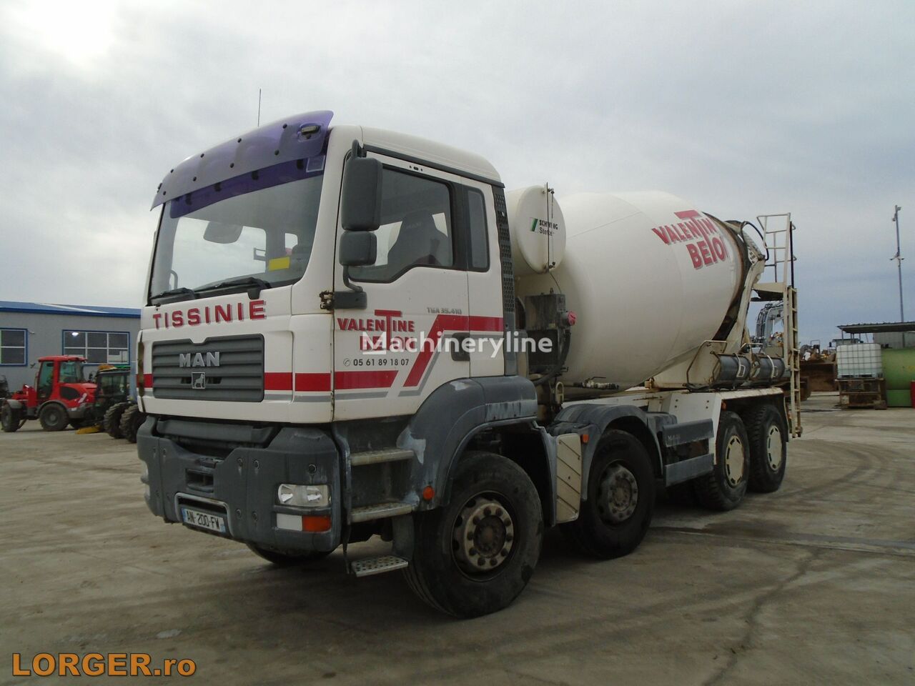 camião betoneira MAN TGA 35.410