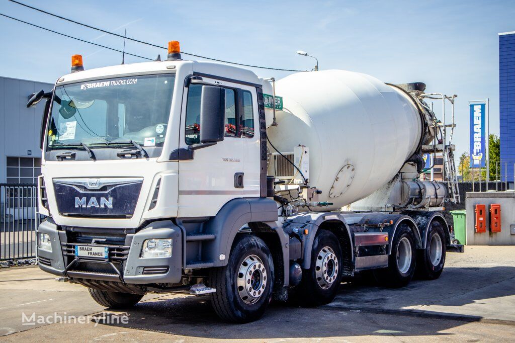 camião betoneira MAN TGS 32.360+E6+MIXER 9M³