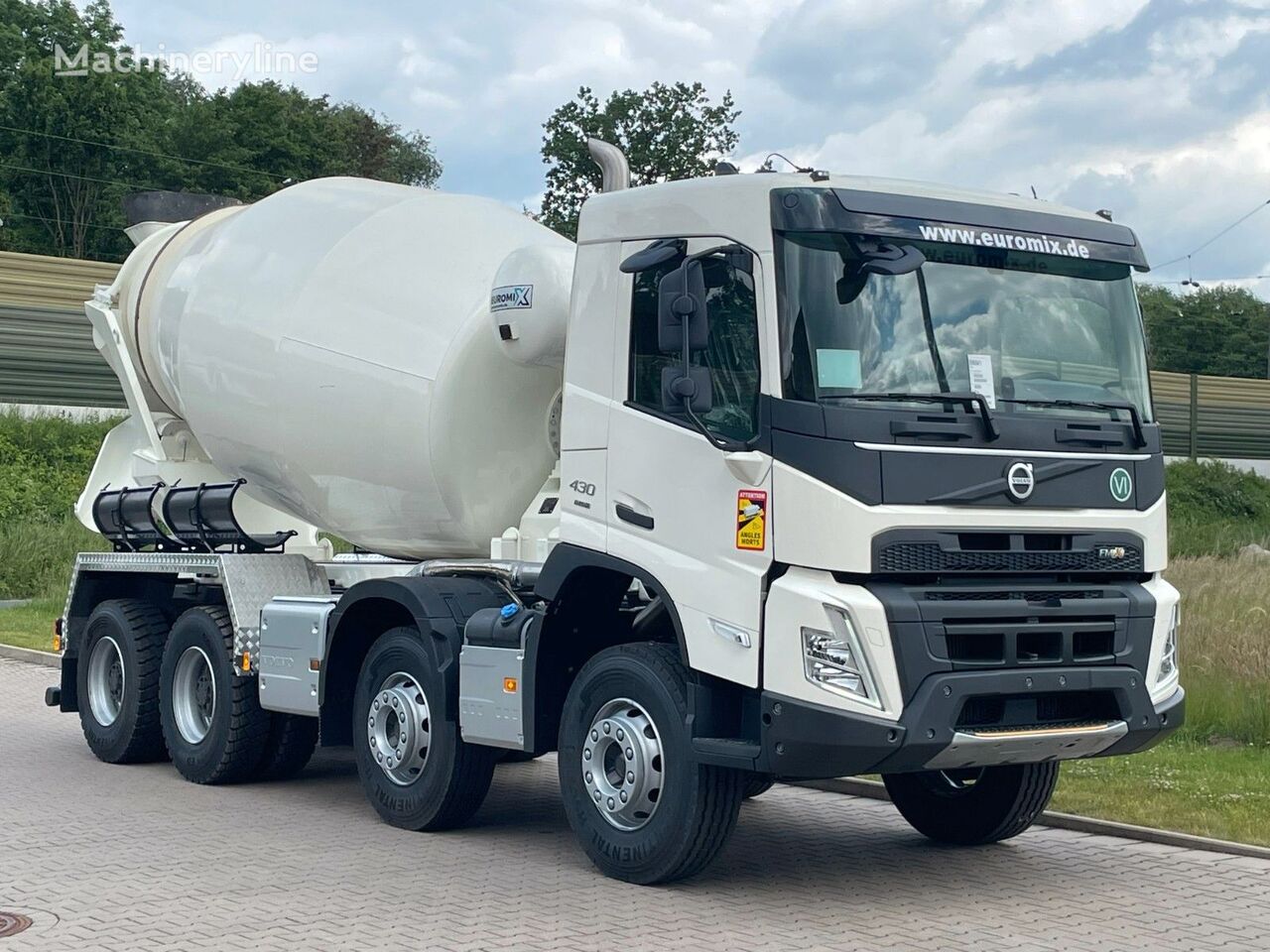 camião betoneira Euromix MTP  no chassi Volvo FMX 430 8x4 novo