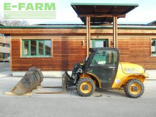 carregadora telescópica de rodas JCB 520-40 mit schaufel und gabel