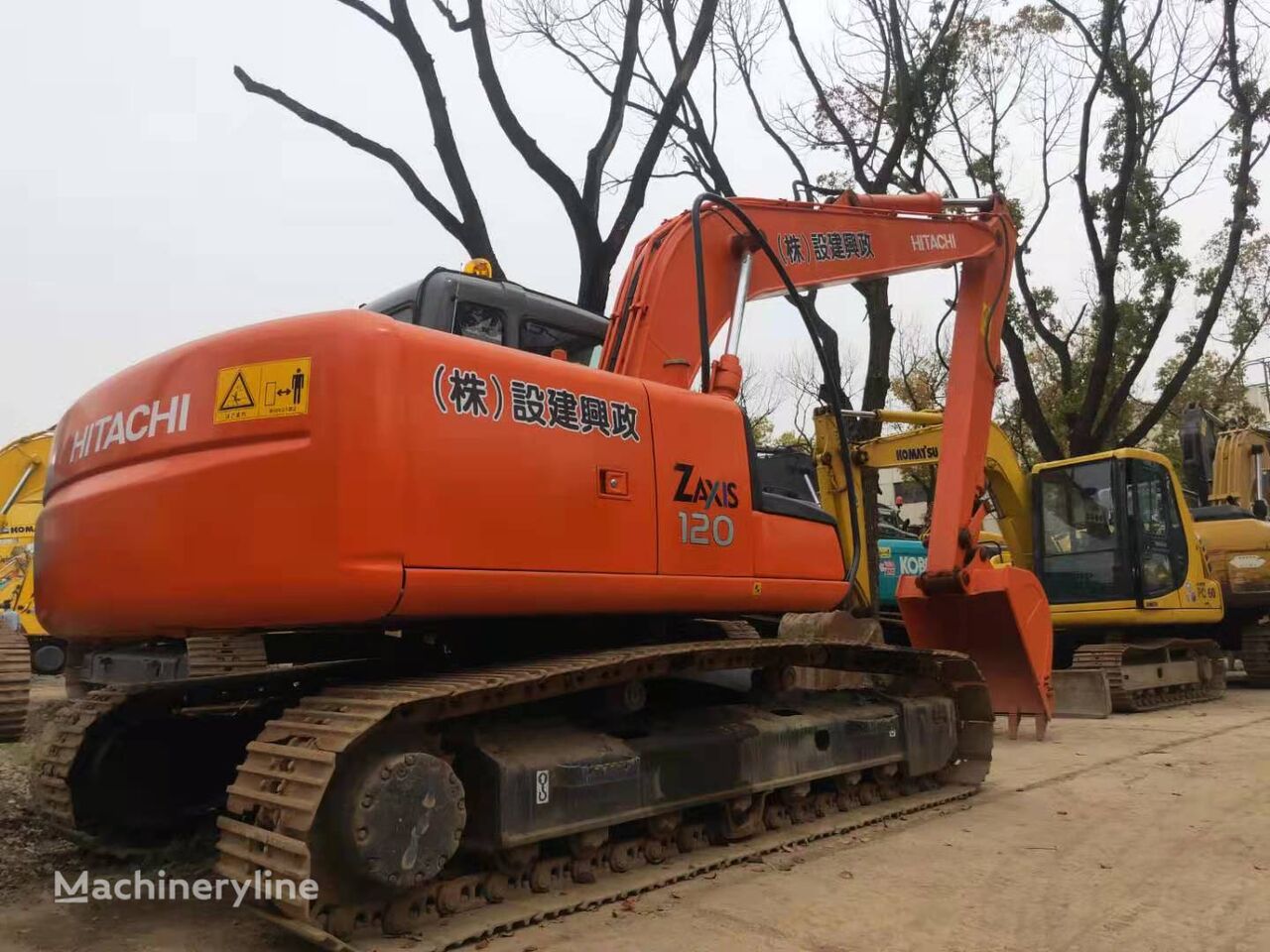 escavadora de rastos Hitachi ZX120