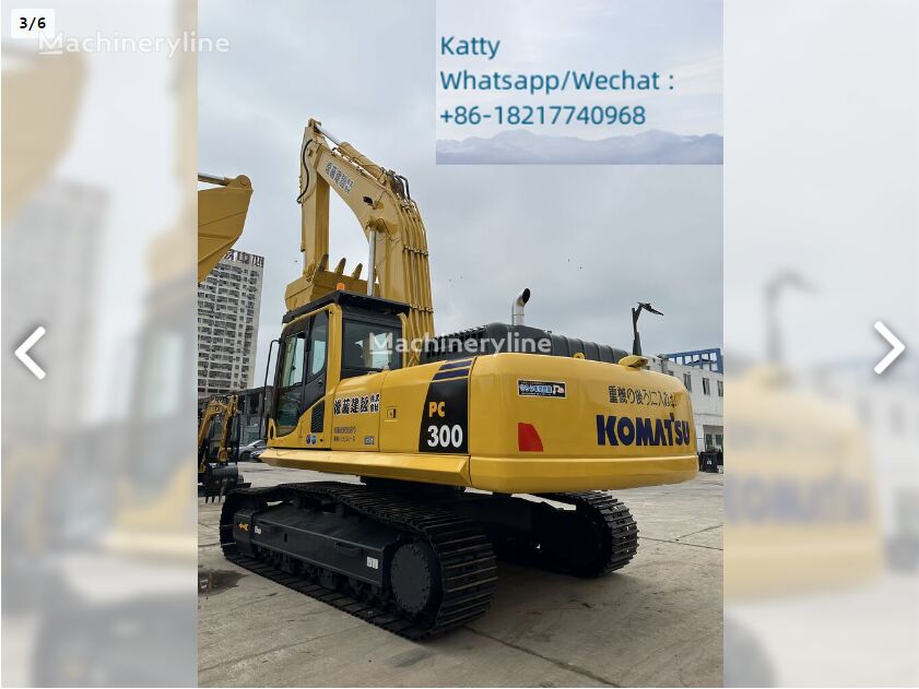 escavadora de rastos Komatsu PC300-8N1