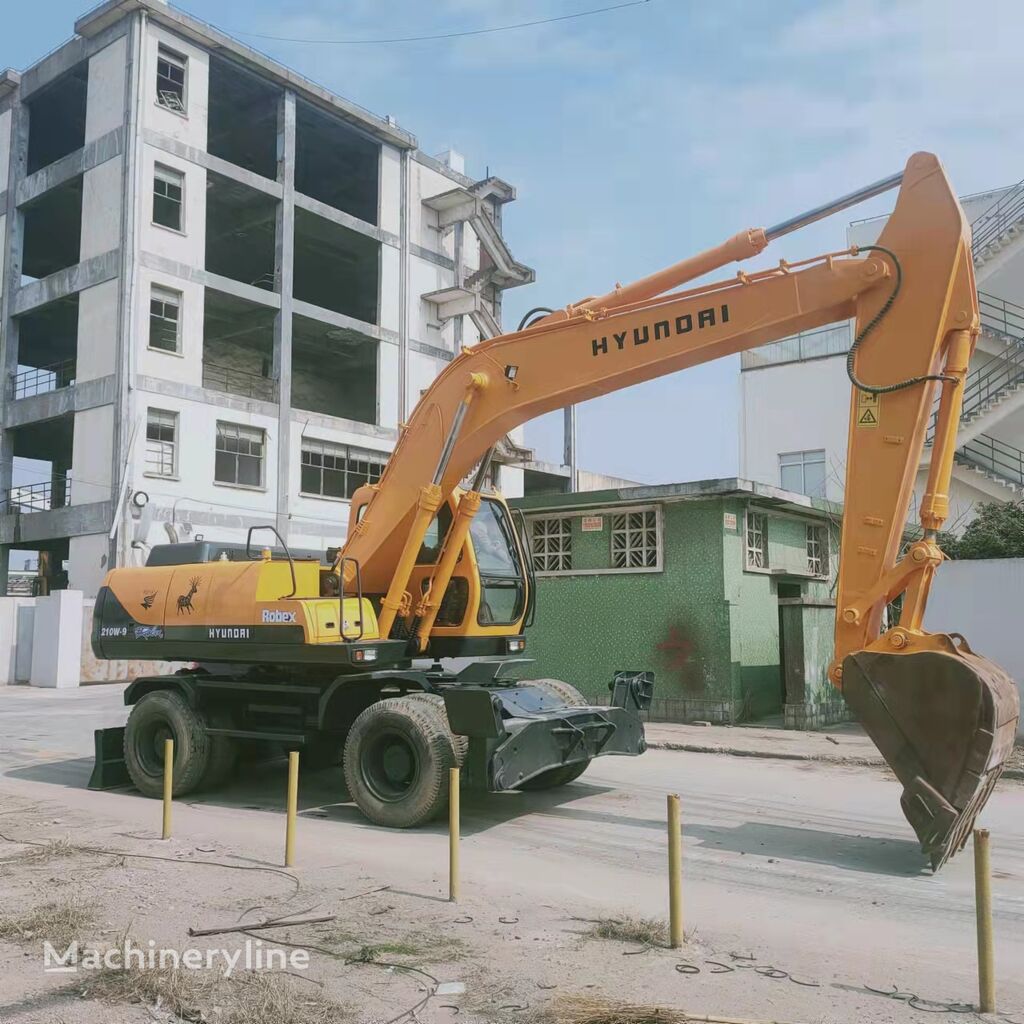 escavadora de rodas Hyundai 210W-9, 21ton wheel excavator