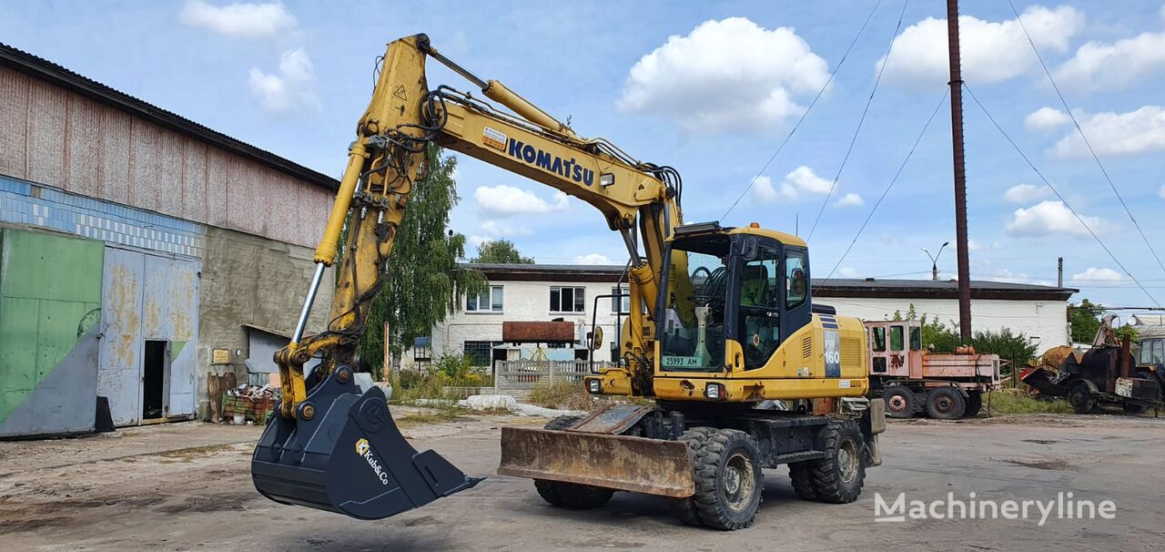 escavadora de rodas Komatsu PW160-7K