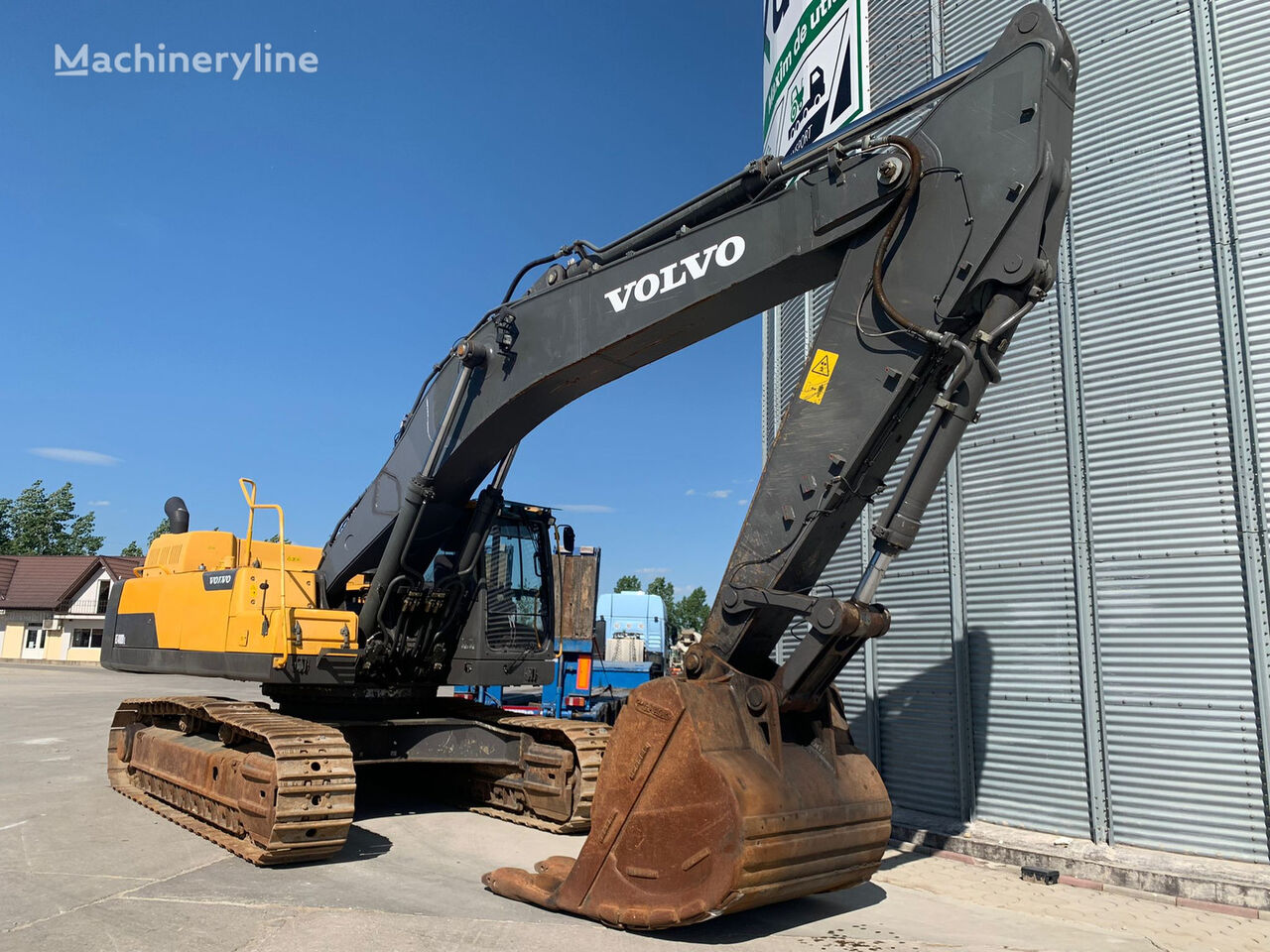 escavadora de rodas balde Volvo EC480DL Excavator pe Senile