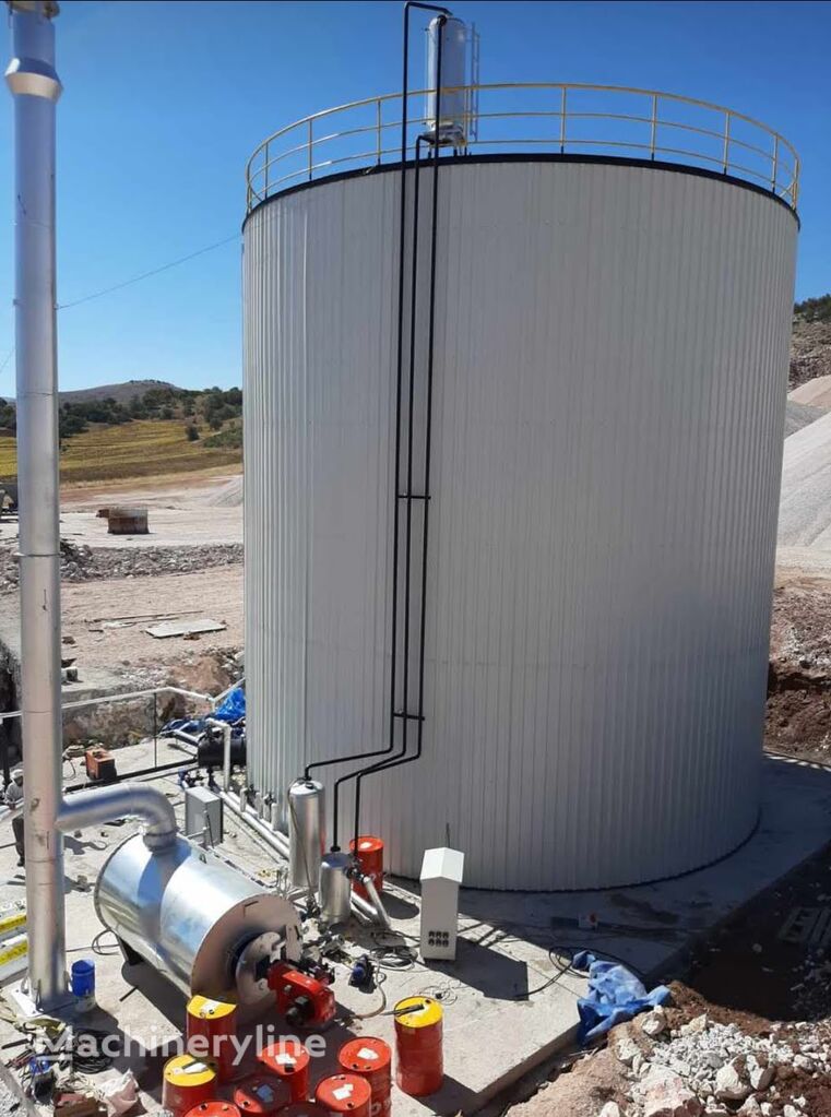 fábrica de asfalto Polygonmach 1000 tons bitumen storage tanks novo