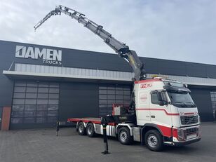 grua móvel Volvo FH 16.580 8x4 Palfinger PK 74002 E + JIB PJ 170 E