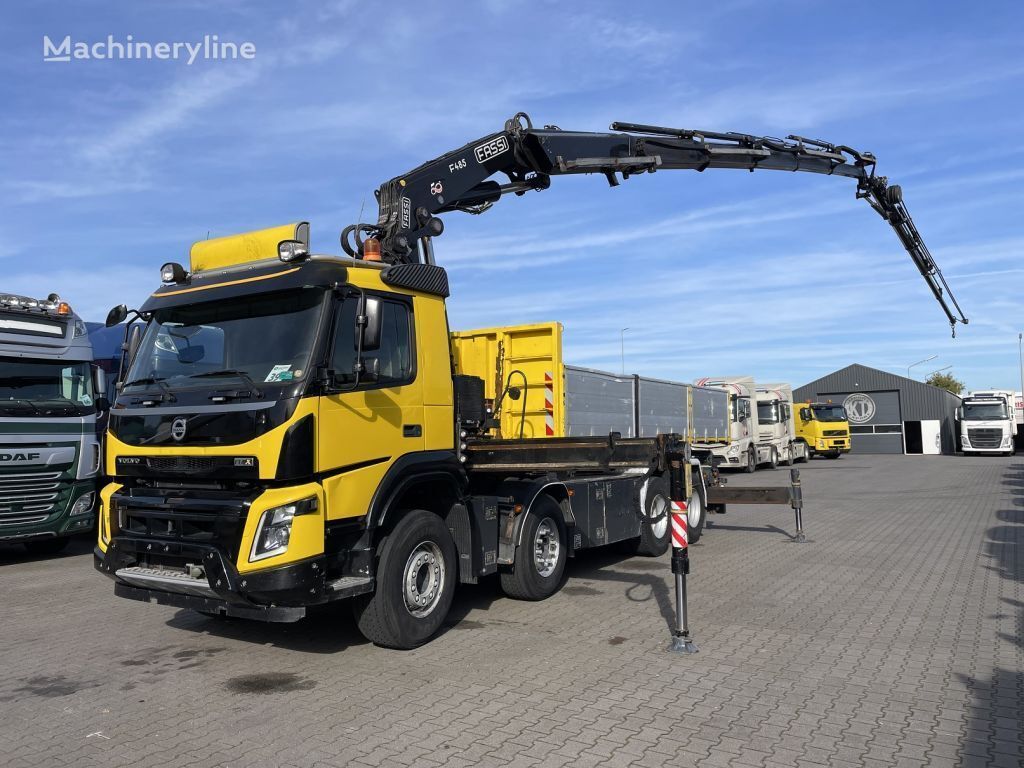 grua móvel Volvo FMX 500 8X4 Euro 6 Fassi F485 + Fly Jib