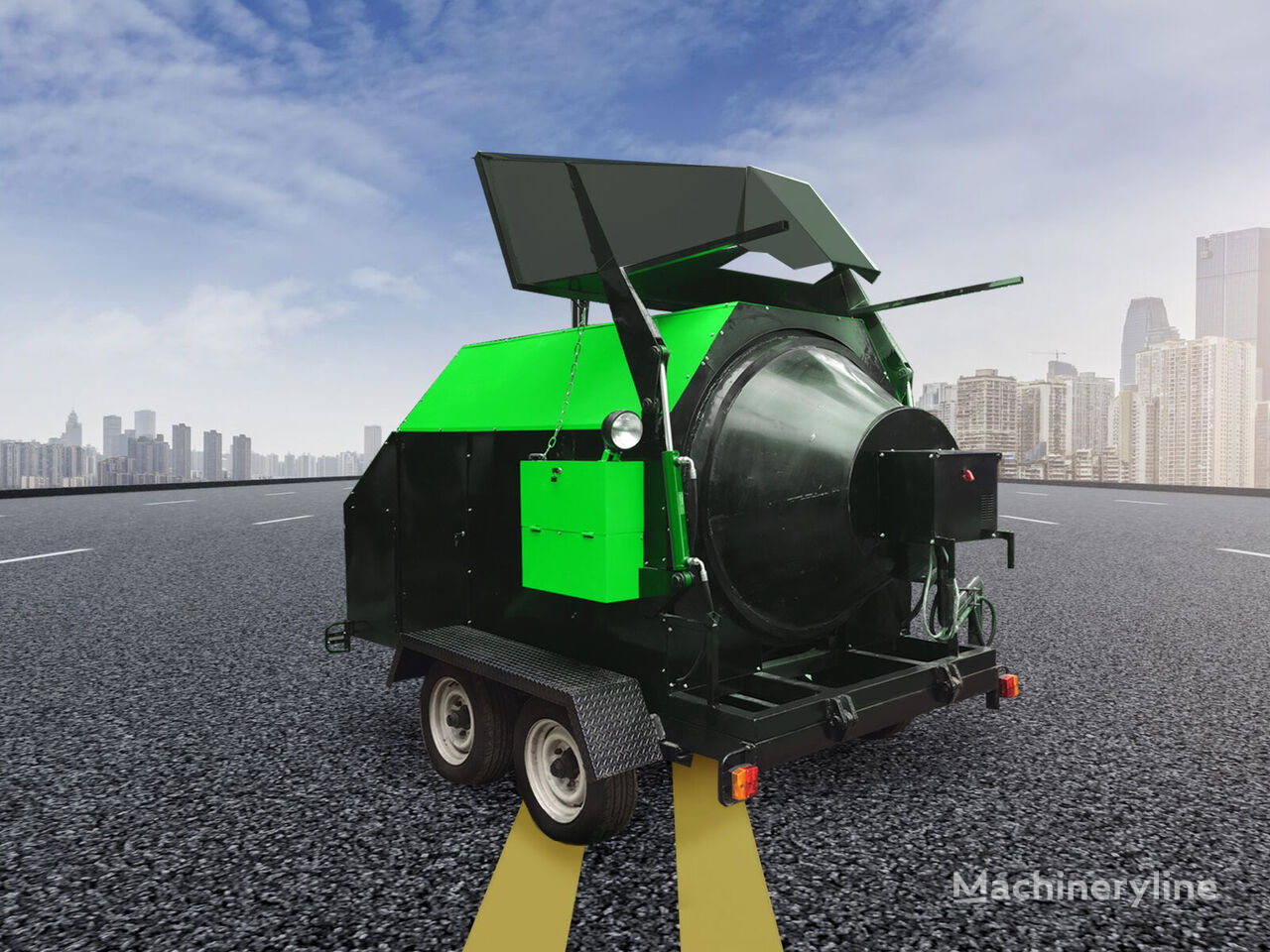 recicladora de asfalto e betão Ticab Asphalt Recycler RA-800 Recykler do Asfaltu Miniasfaltownia novo