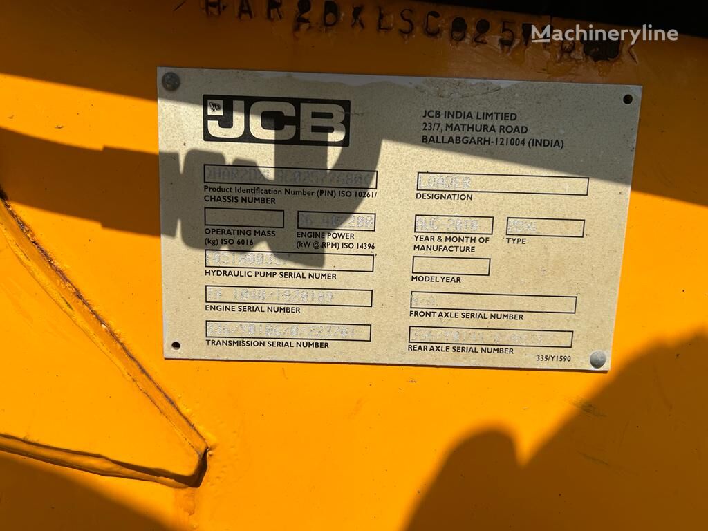 retroescavadora JCB 2DXL