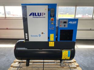 compressor portátil Alup Sonetto 9+ 270 Elektrische Schroefcompressor met ketel en droger novo