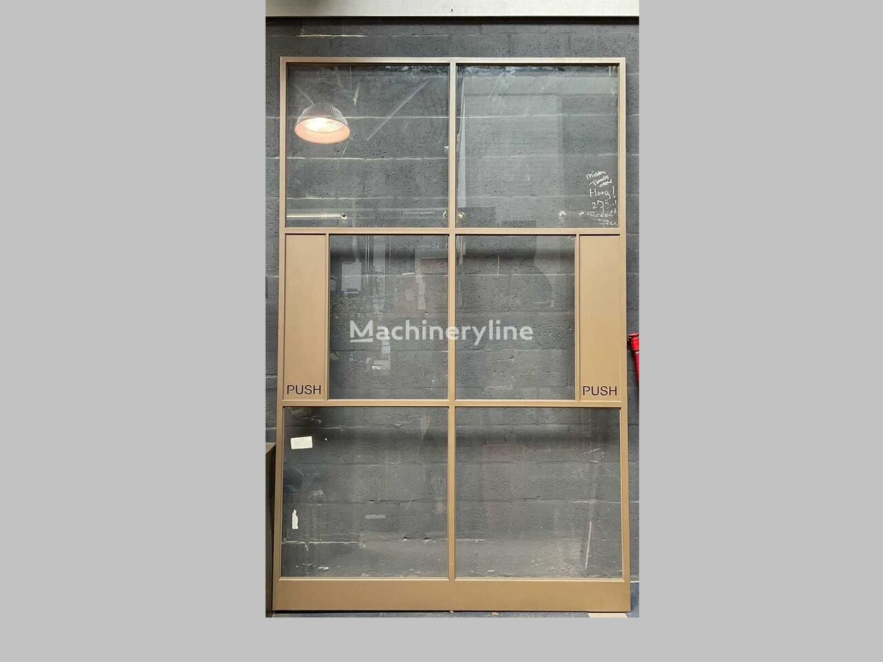 outras maquinas industriais Design XXL industriële metalen midden taats deur 173x273 cm